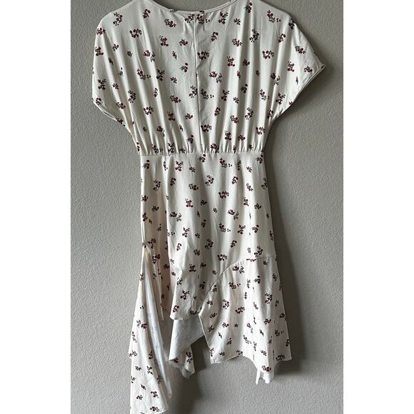 NWOT Joyfolie Mia Joy Floral Asymmetrical Dress Girl's sz 8 - Picture 2 of 3